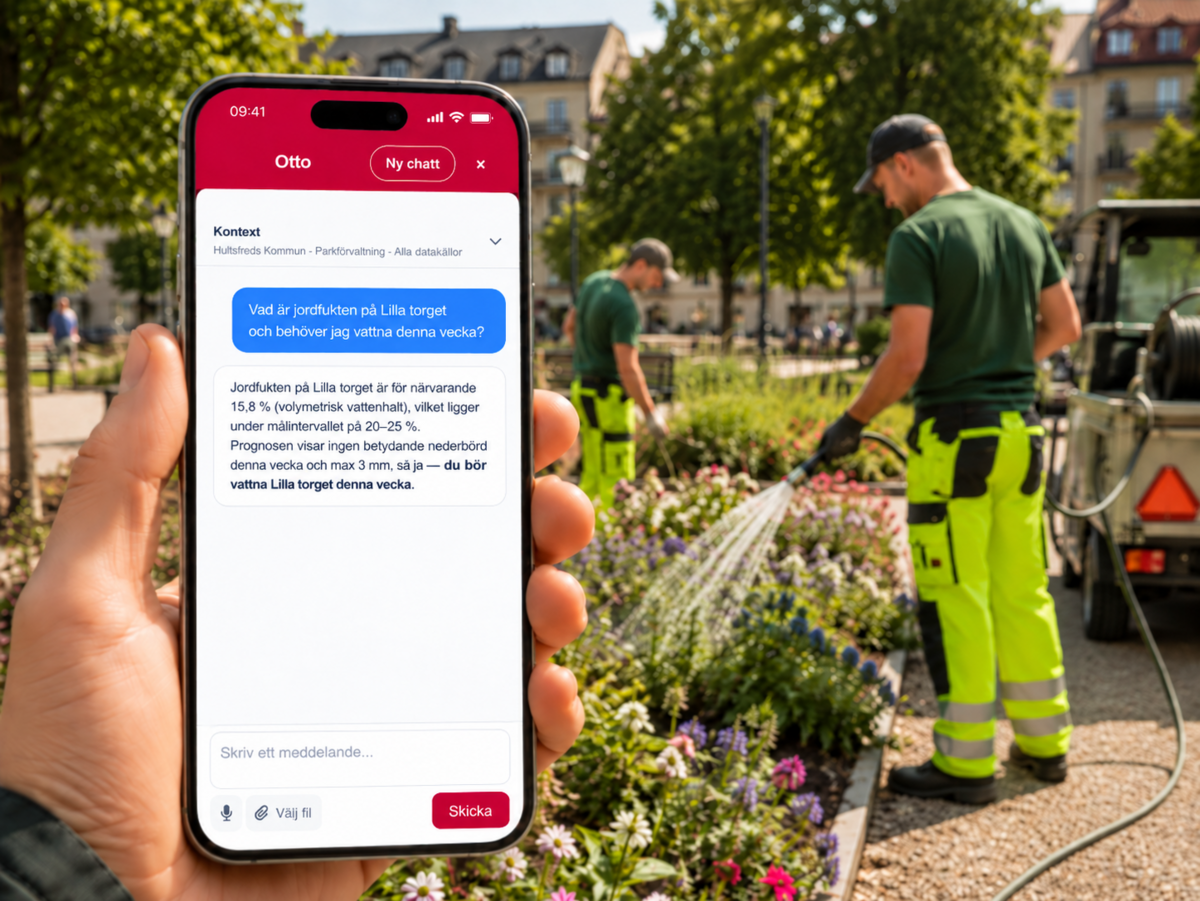 B2B Connect with the AI assistant Otto on your mobile